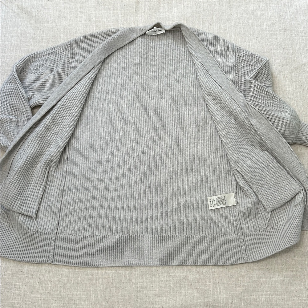 Aritzia Wilfred Free Unwind Open Cardigan Women’s XXS Chunky Knit Loungewear - Picture 11 of 16